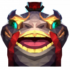 Low Poly Coin Emperor Tahm Kench