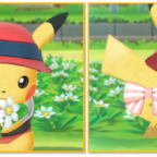 Pikachu "Chun" aus "Let's Go Pikachu" mit Blumenstrauß - zu süß! ♥