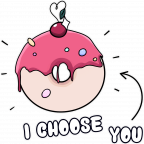 Pokéball-Donut: I CHOOSE YOU