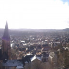 Marburg vom Landgrafenschloss aus