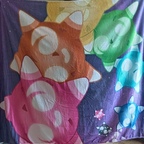 Meteno Regenbogen Decke
