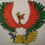 Selbstgezeichnetes Ho-oh